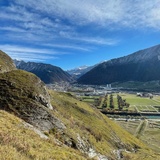 Blick auf die Stadt Chur vom Zielhang aus