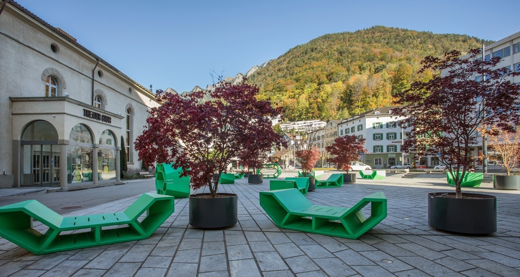 Grossratsgebäude und Theater Chur