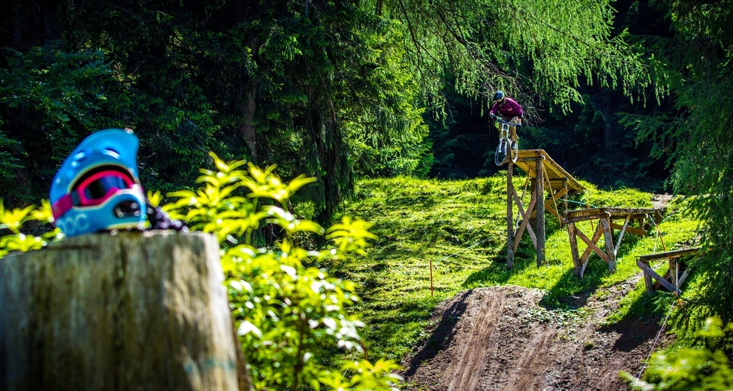 Drop-Batterie auf der roten Strecke