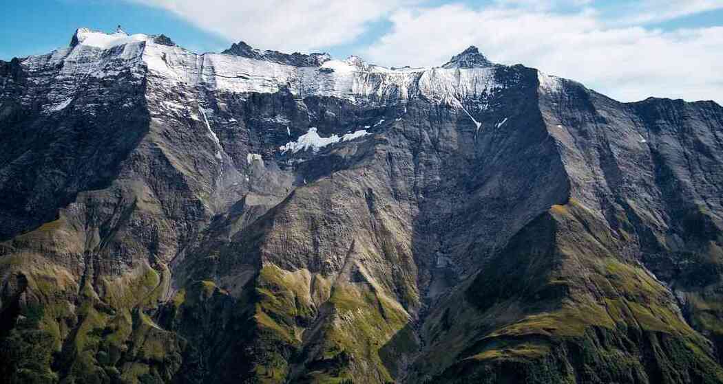 Schuttkegel am Fuss des Ringelspitzmassiv