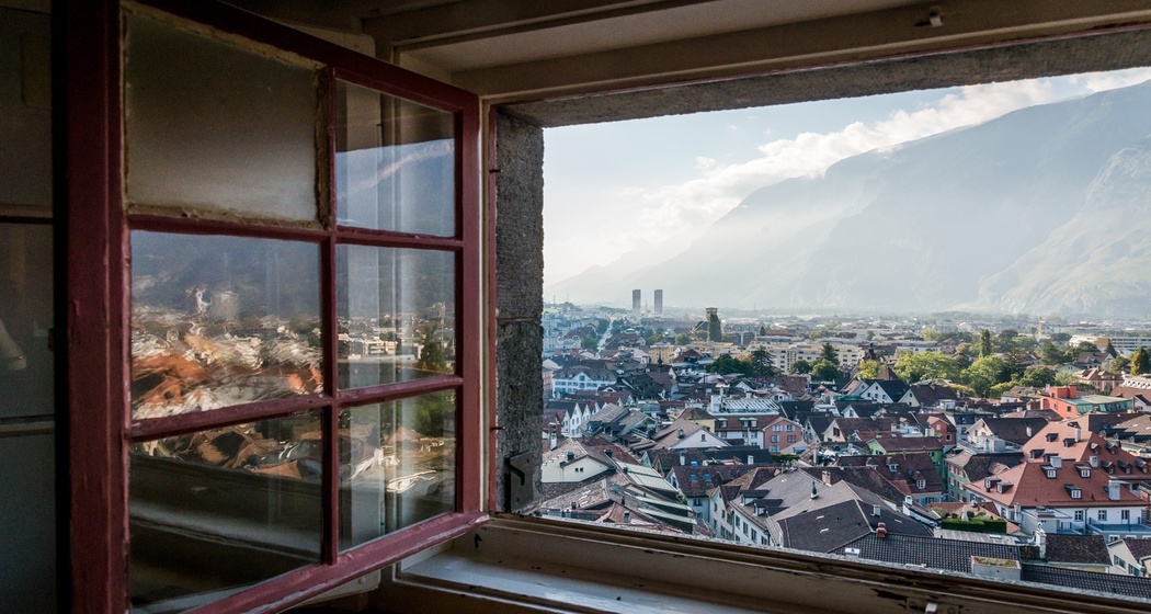 Ausblick aus der Turmstube der Martinskirche