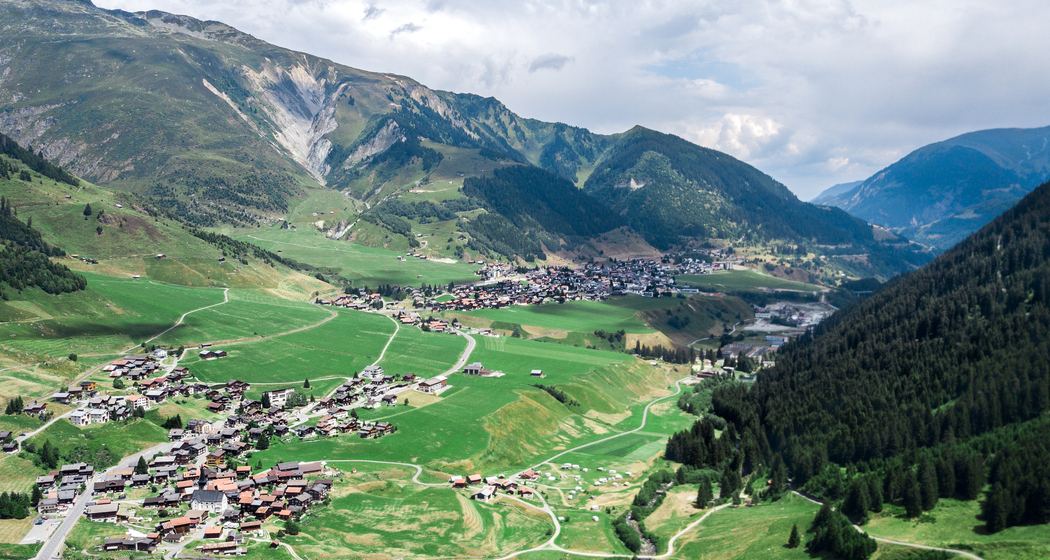 Ausblick in die Surselva