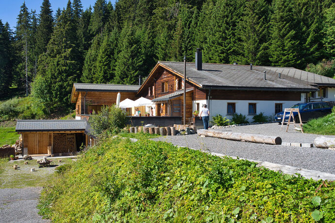 Edelweisshütte im Sommer