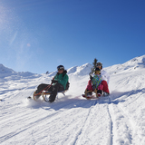 Schlittelweg Tschuggenhütte - Tschuggen Grand Hotel