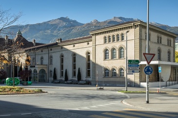 Grossratsgebäude und Theater Chur