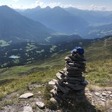 Oben auf dem Piz Danis