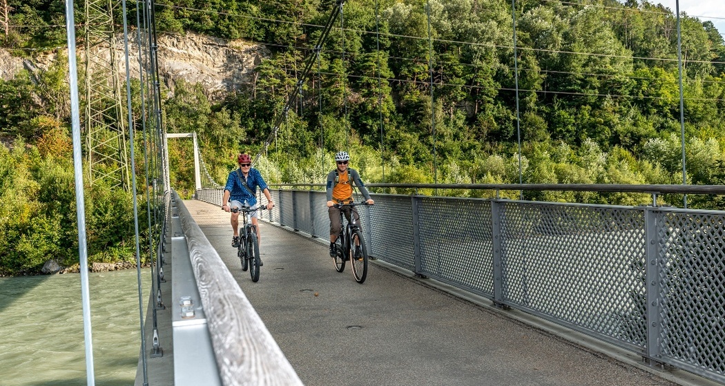 Churer Rheinroute 501, Pardislabrücke Haldenstein-Chur