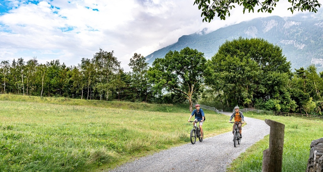 Unterwegs auf der Churer Rheinroute 501