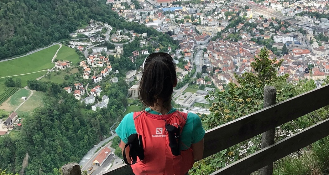 Aussicht auf die Stadt Chur