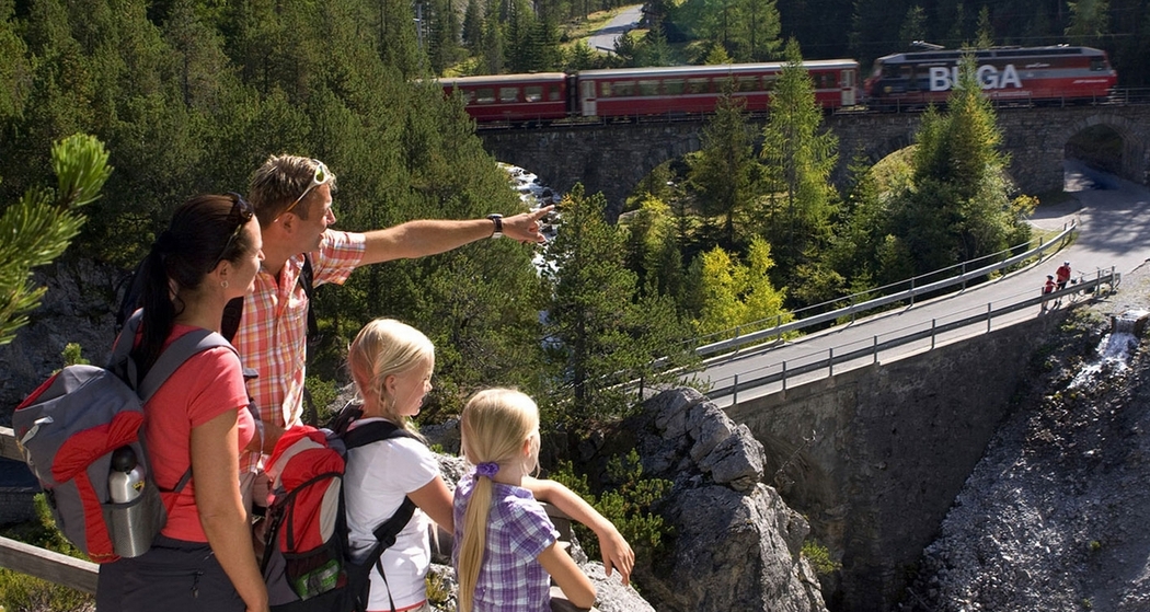 Bergün Filisur im Sommer
