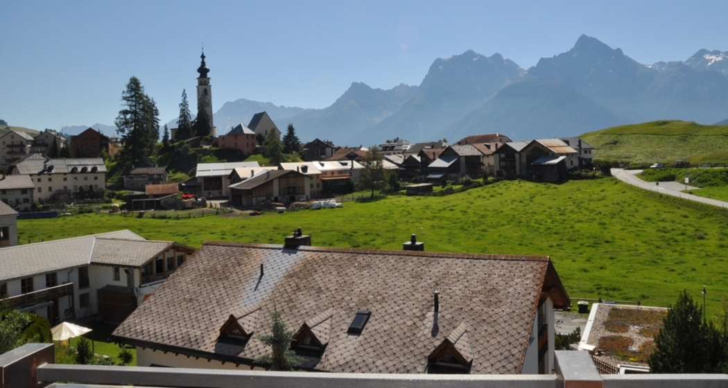 Aussicht auf die Unterengadiner Bergwelt