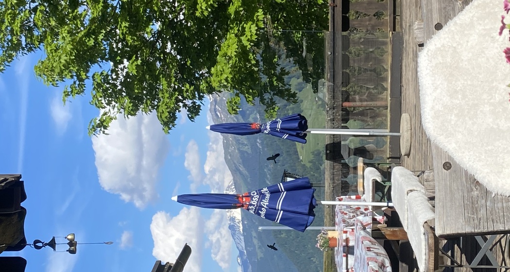 Bergpension Battagliahütte - Terrasse