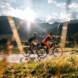 Auf dem Weg zur Alp Astras und zum Pass da Costainas