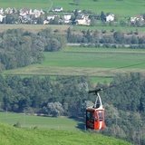 Blick auf die Burgruine Wartau