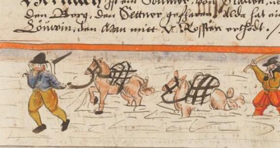 Johann Jakob Wick beschreibt das Schicksal von zwei Säumern Ende 16. Jahrhunderts: "Am 18. Januar 1586 brachen zwei Säumer ein auf dem Malojapass, später wurden sie am Septimer von einer Schneelawine getöten."