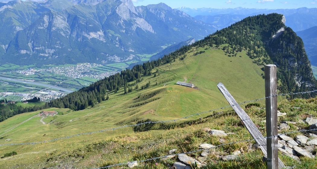 Blick Richtung Gonzen