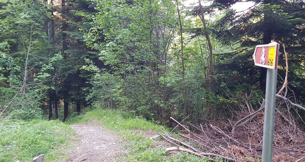 Traileinstieg unterer Abschnitt