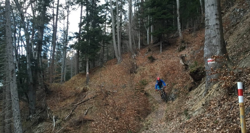Kurz vor der St. Luzikapelle