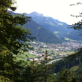 Ausblick vom Herrentobel auf Chur