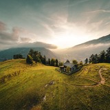 Aussicht über den Mittenberg auf Chur