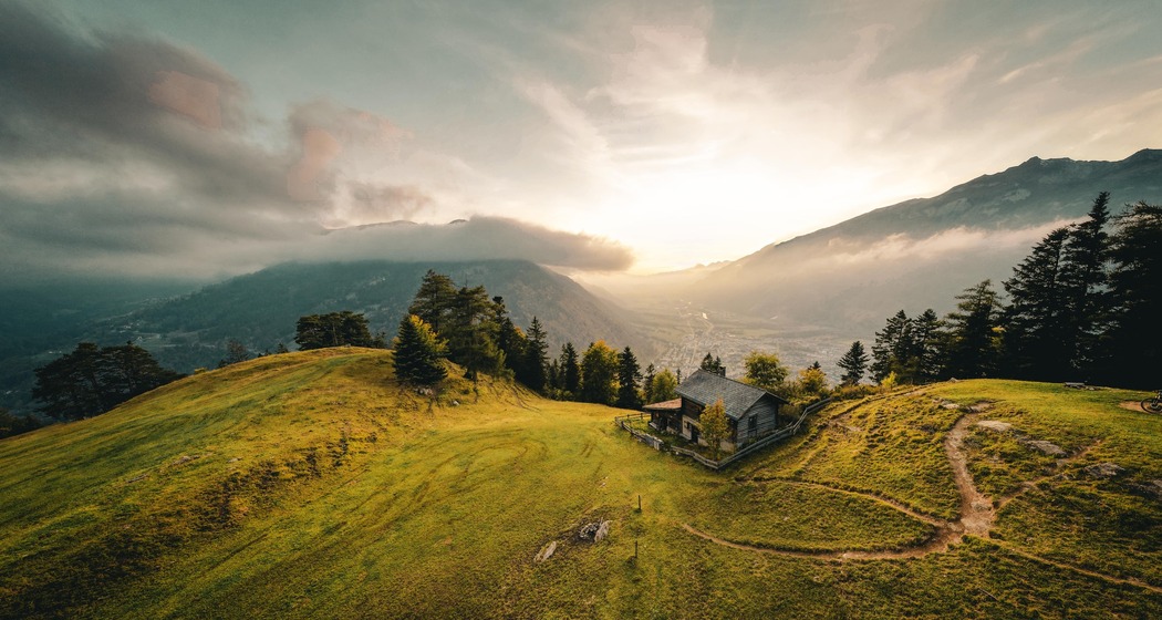 Aussicht über den Mittenberg auf Chur
