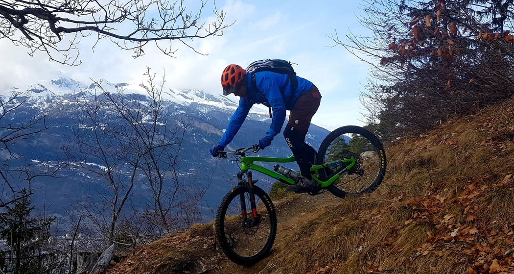 Technischer Trail im oberen Bereich