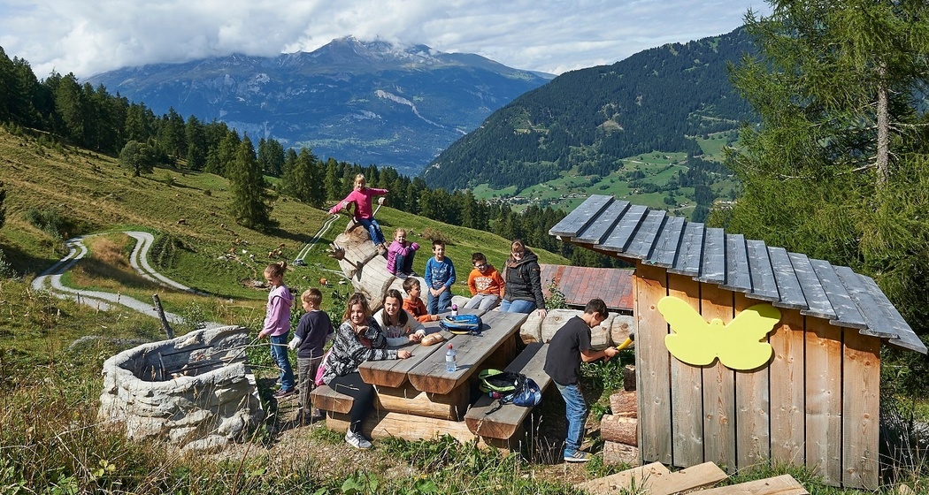 Die Feuerstelle "Undersäss" am Schmetterlingsweg