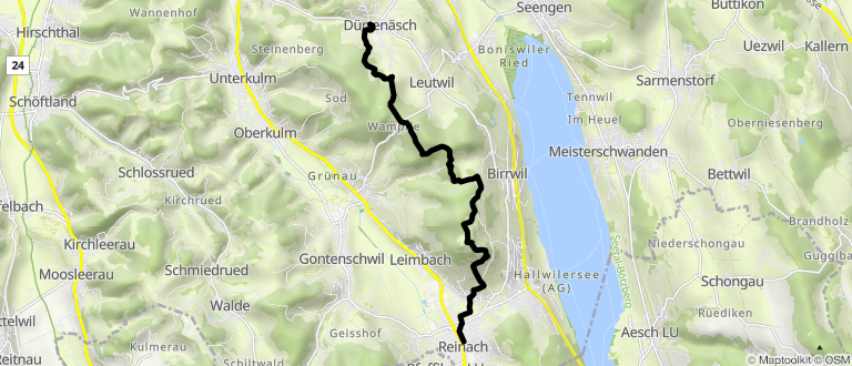 Höhenweg aargauSüd - Teilweg 01