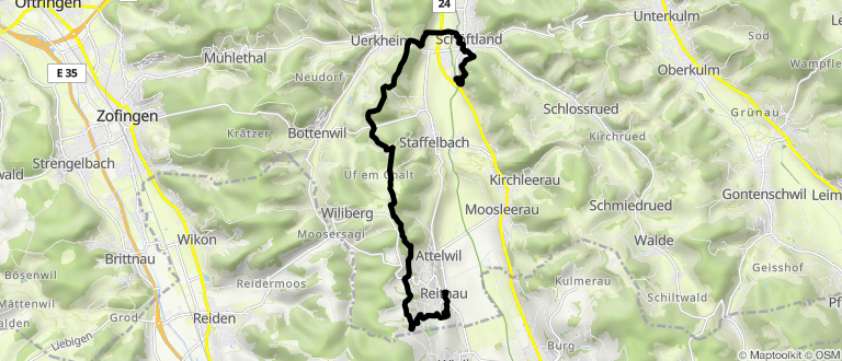 Suhrentaler Wanderung: Von Reitnau nach Schöftland