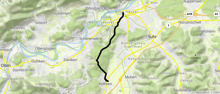 Schulreise ab Aarau auf dem Planetenweg nach Kölliken