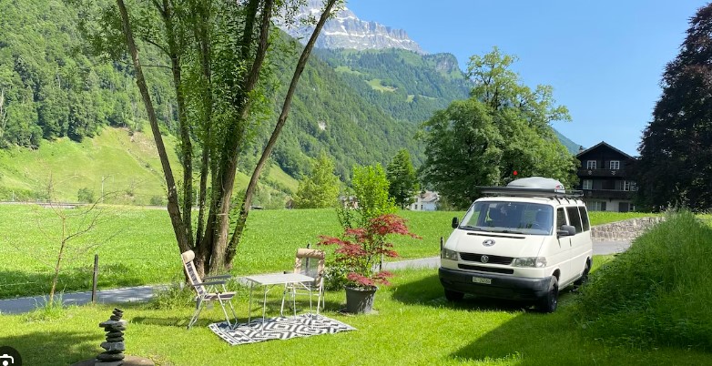 Camp beim Diesbachfall