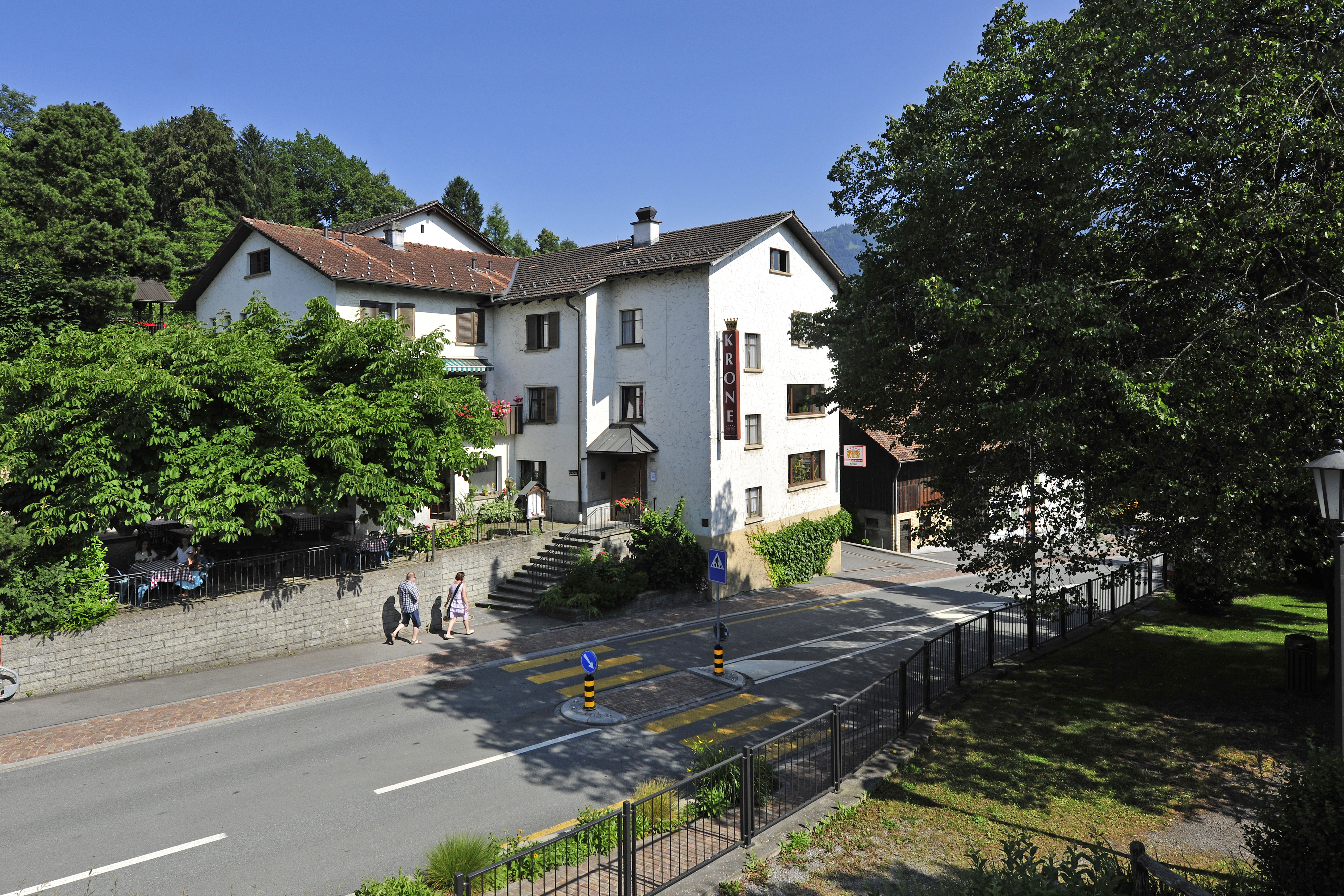 Aussenansicht des Gasthaus Krone