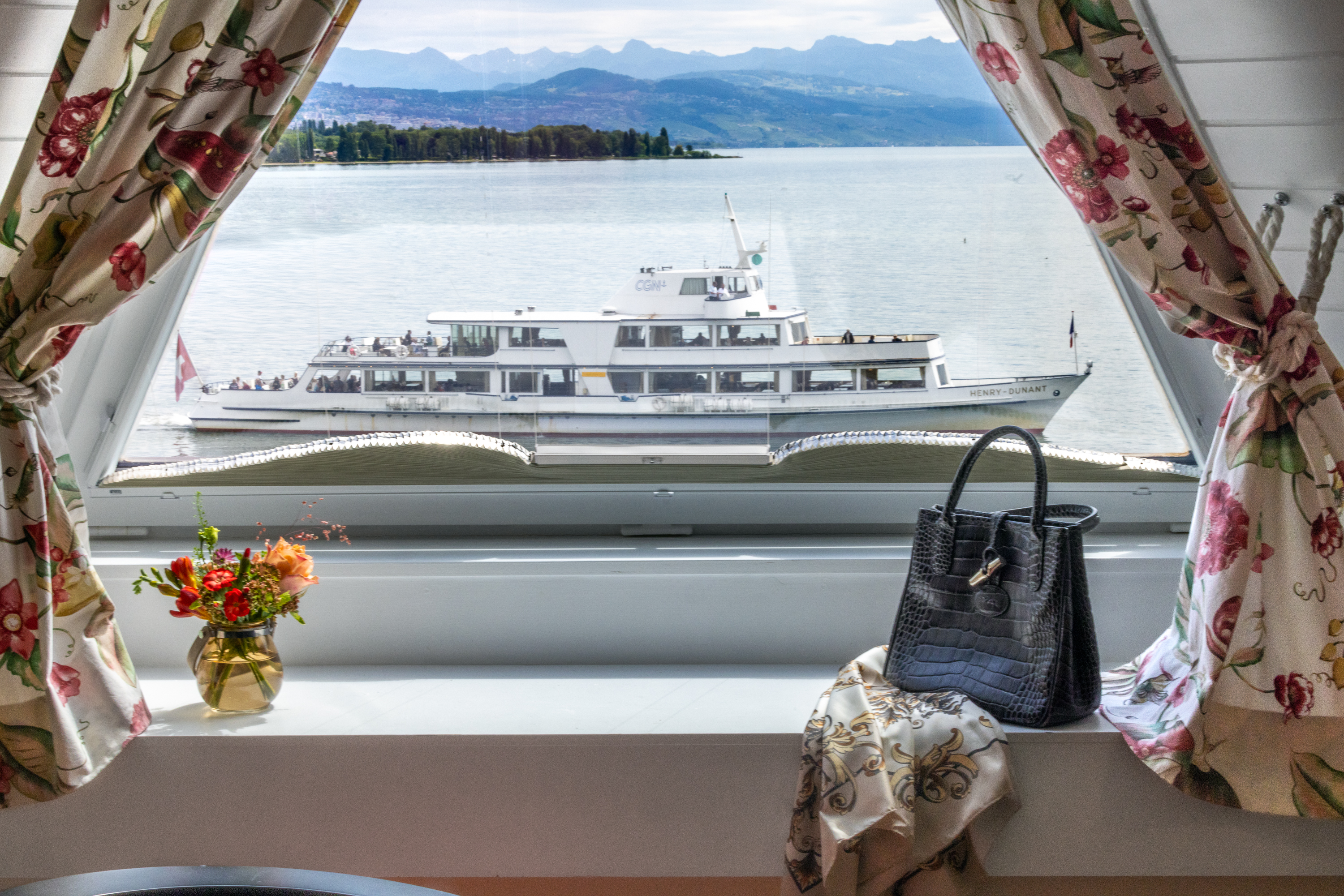 Seeblick aus dem Deluxe-Zimmer Seeblick aus dem Deluxe-Zimmer