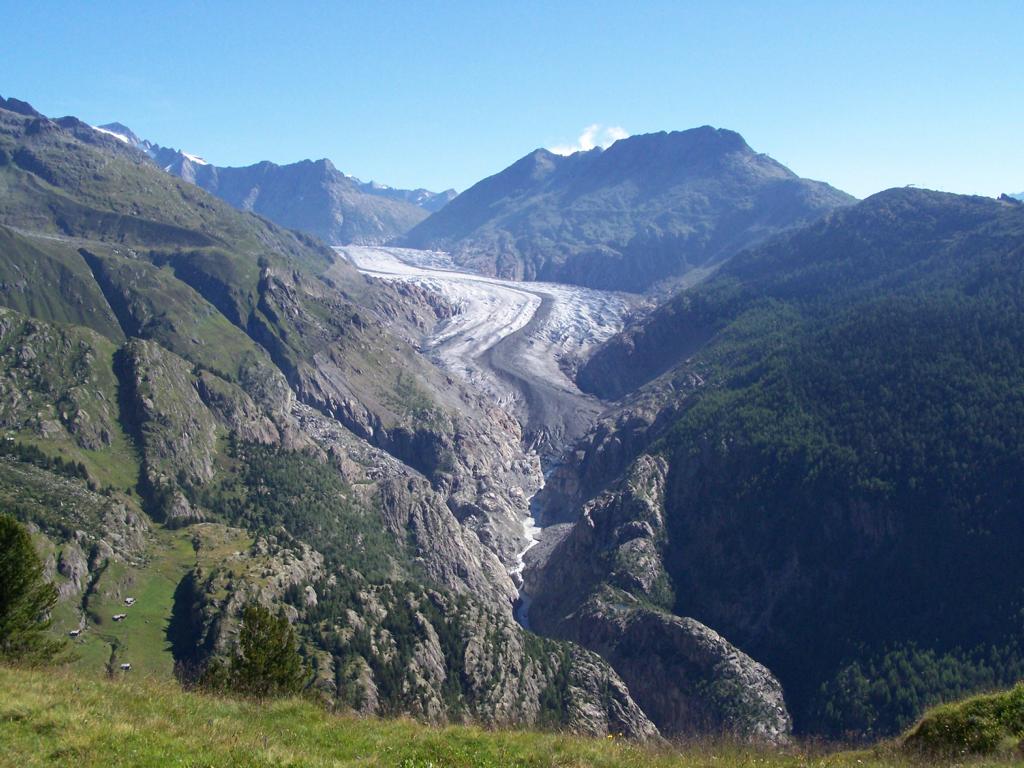 Der grosse Aletschgletscher... unser Nachbar Der grosse Aletschgletscher... unser Nachbar