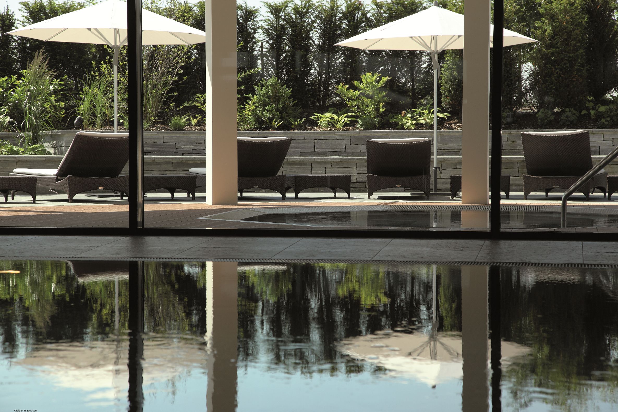 Poolanlage Sommer Poolanlage Sommer