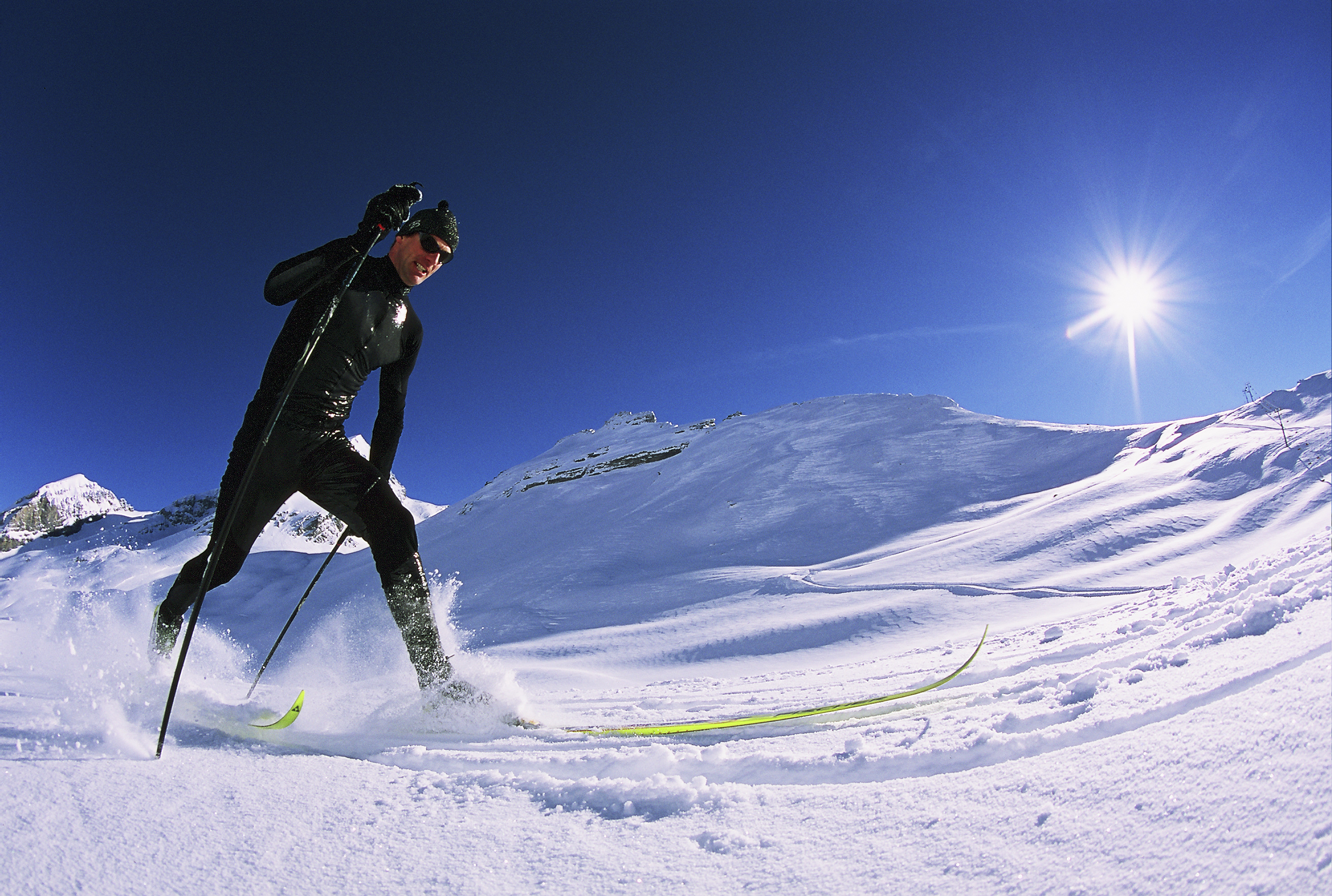 Langlaufen auf der Gemmi Langlaufen auf der Gemmi