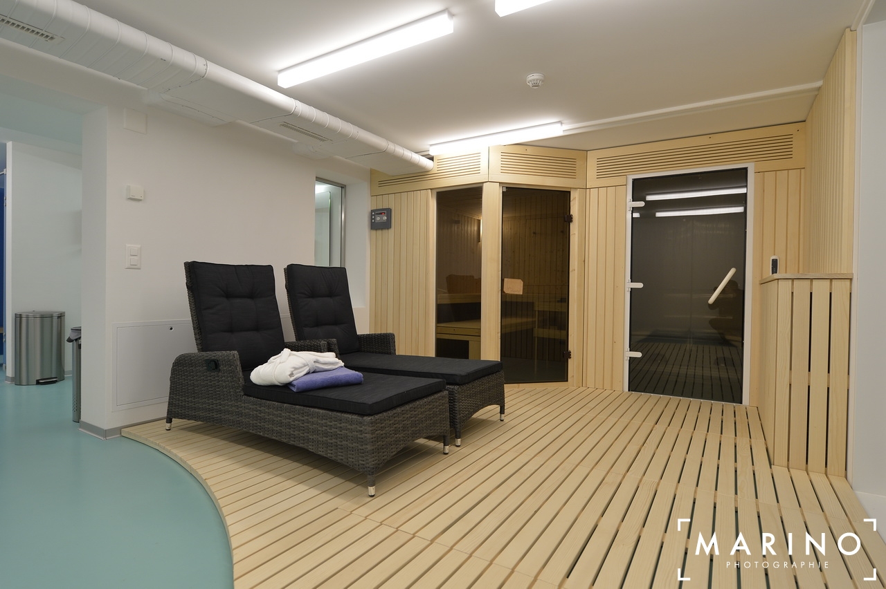 Welness Sauna, Hamma et coin détente vue sur le parc Welness Sauna, Hamma et coin détente vue sur le parc