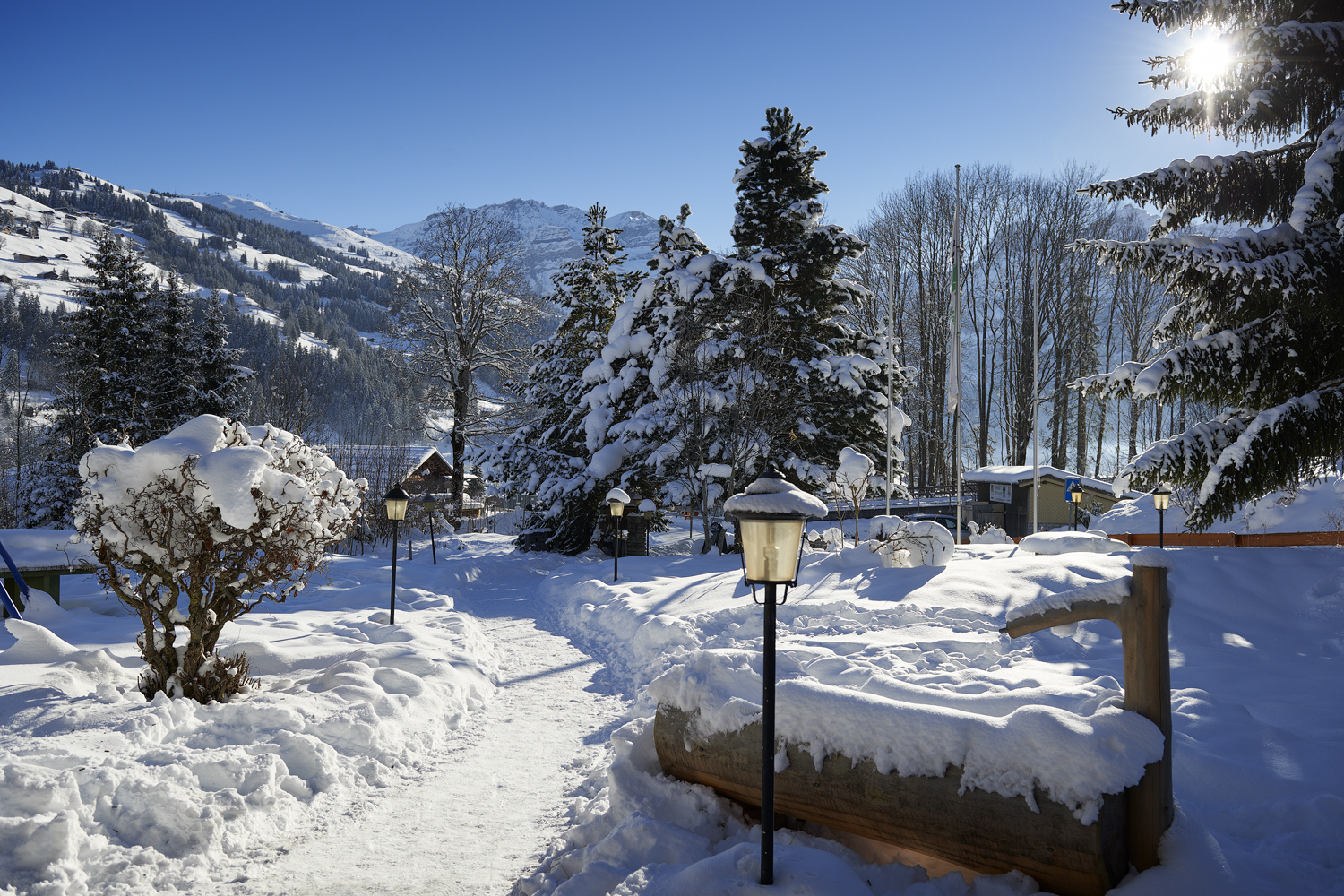 Garten im Winter Garten im Winter