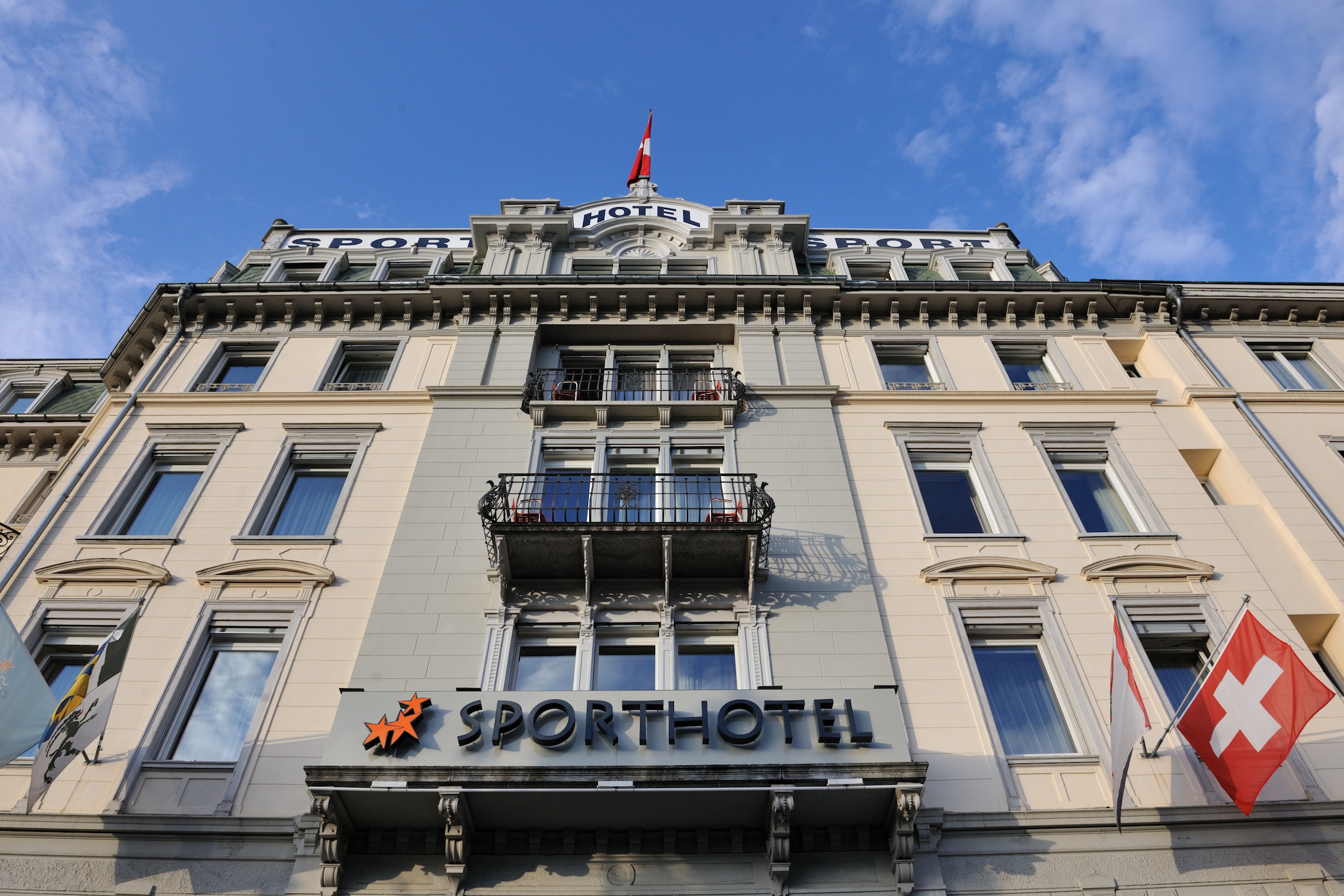 Sporthotel Pontresina im Sommer Sporthotel Pontresina im Sommer