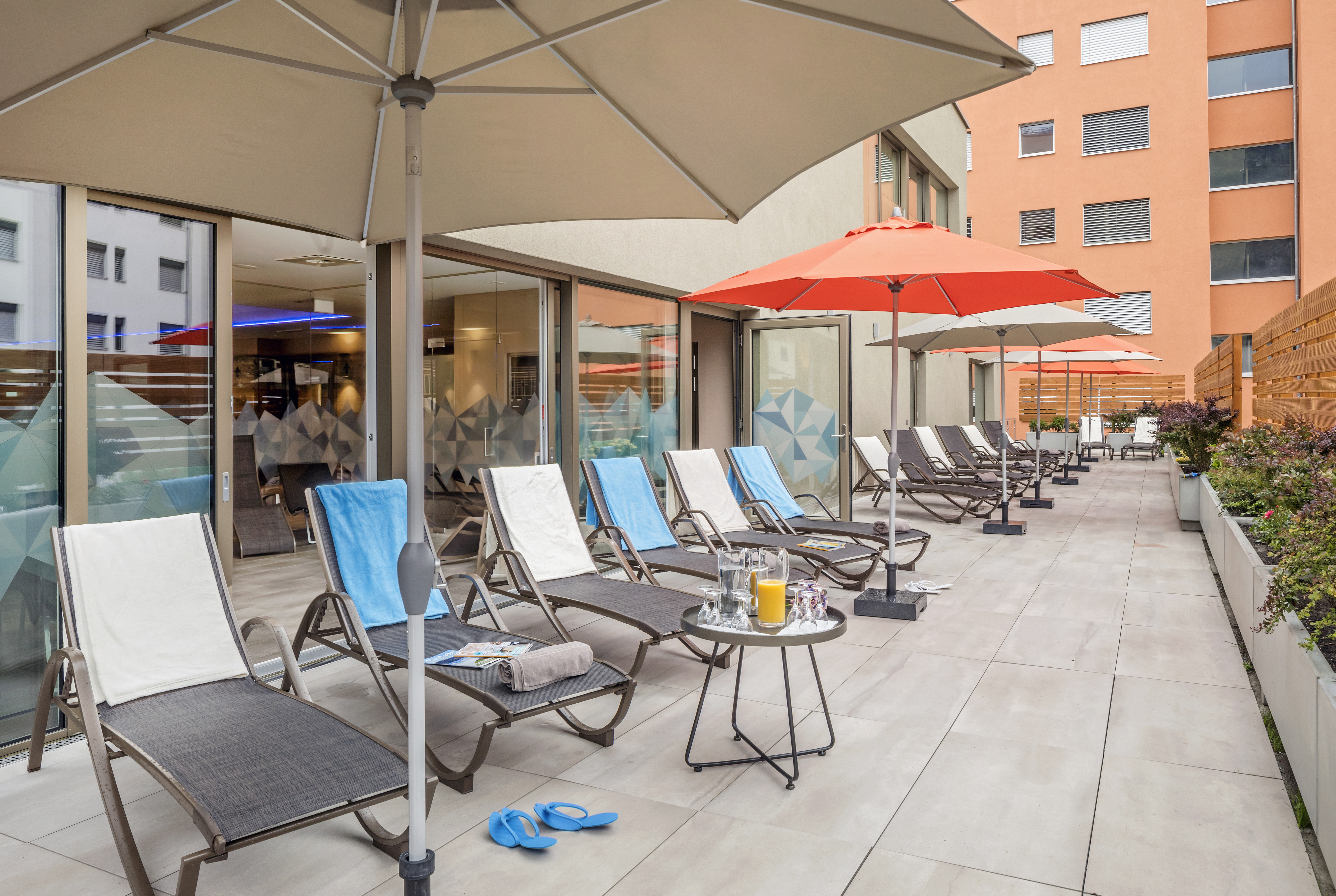 Wellness-Bereich aussen Wellness-Bereich aussen