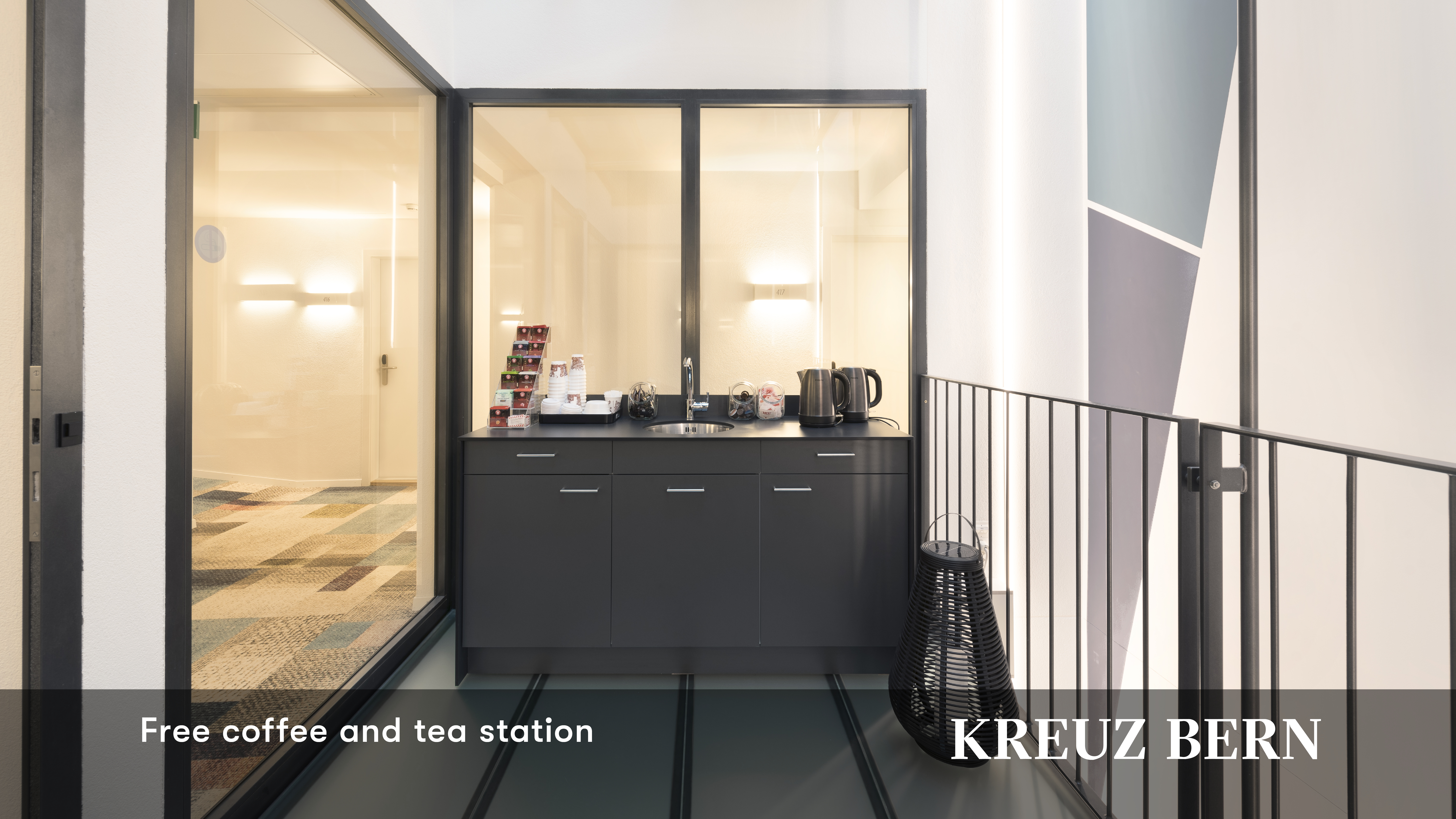 Kostenlose Tee- und Kaffeestation Kostenlose Tee- und Kaffeestation