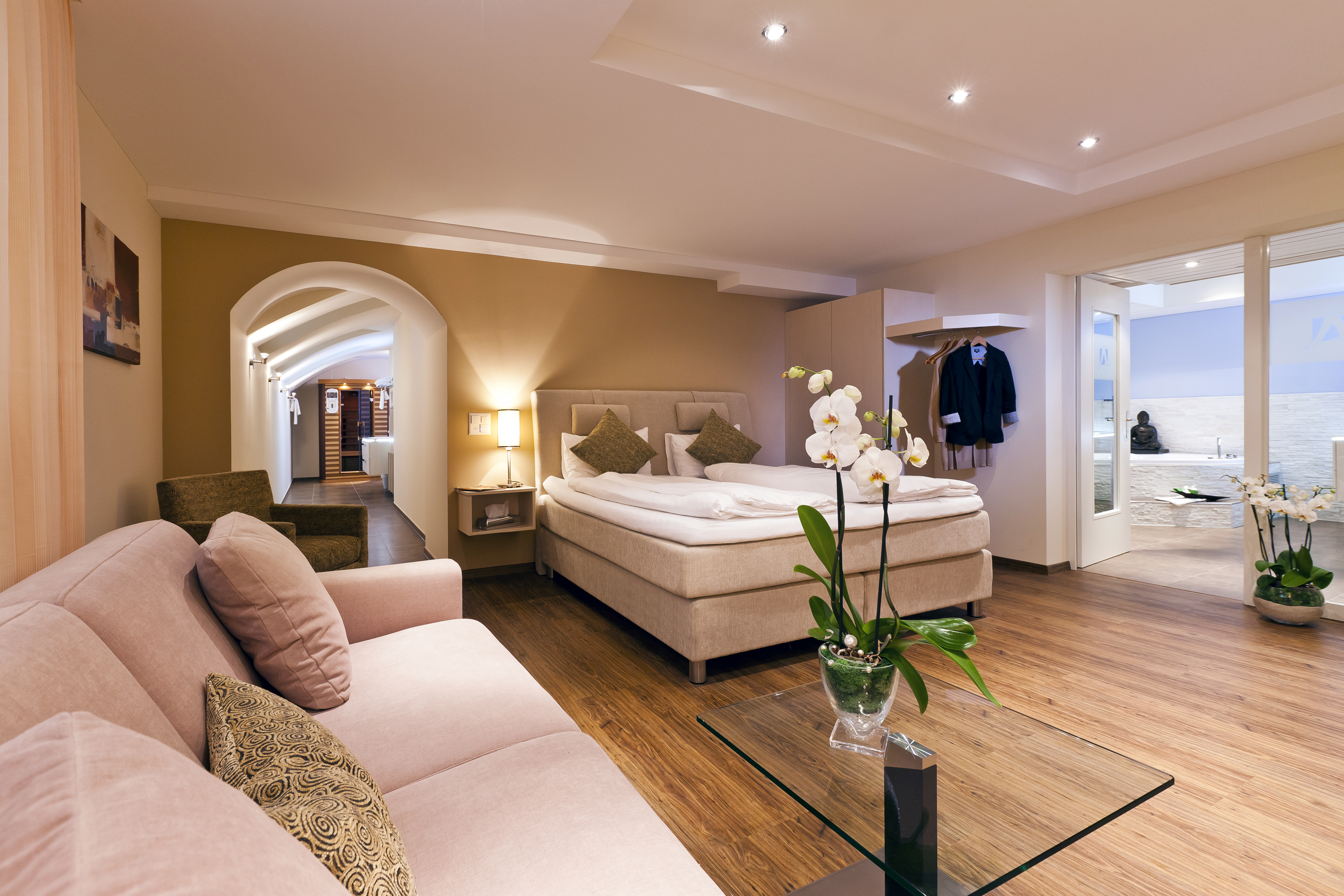 Spa Suite Wohn- & Schlafbereich Spa Suite Wohn- & Schlafbereich
