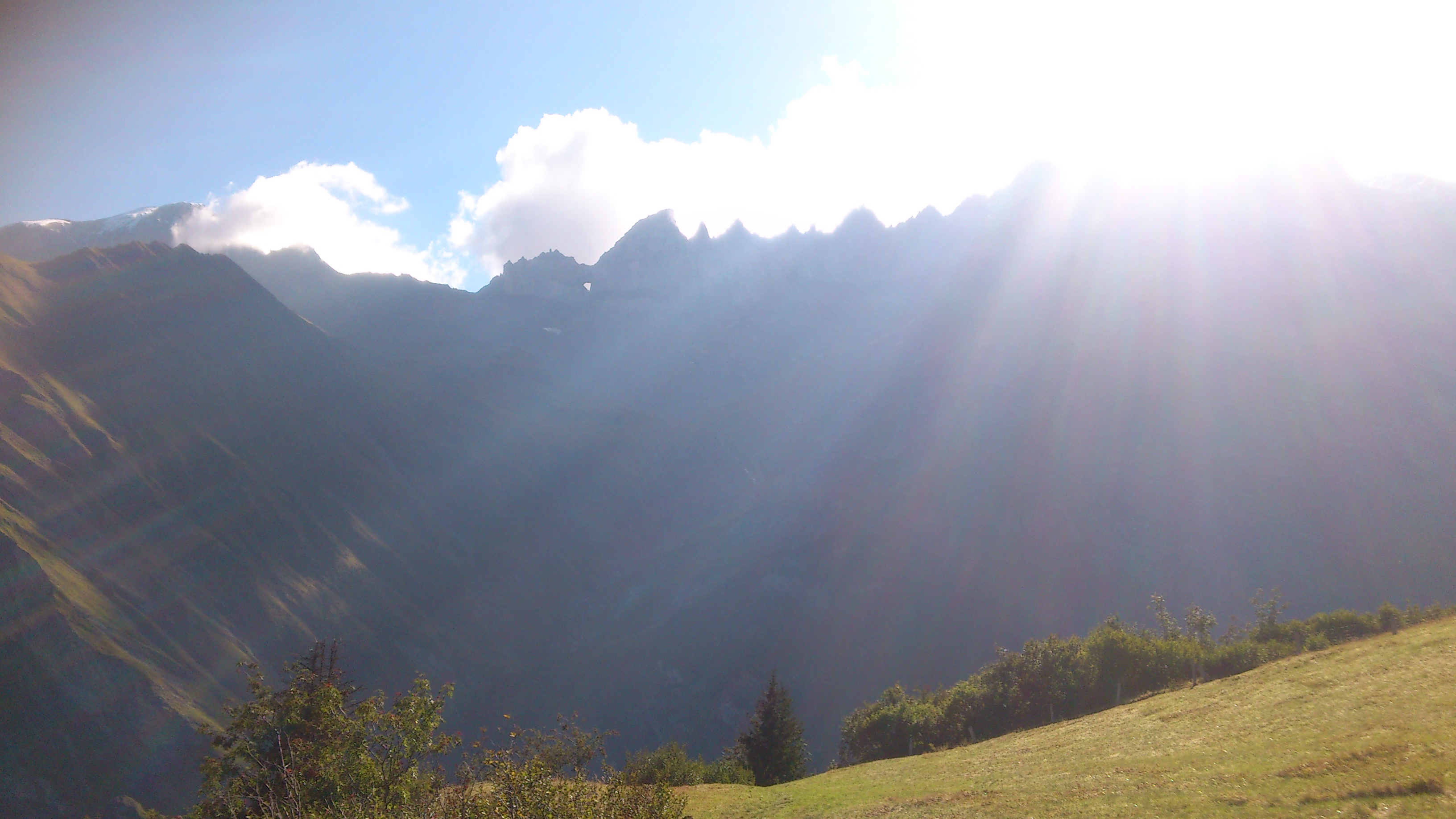Vista sul Martinsloch Vista sul Martinsloch