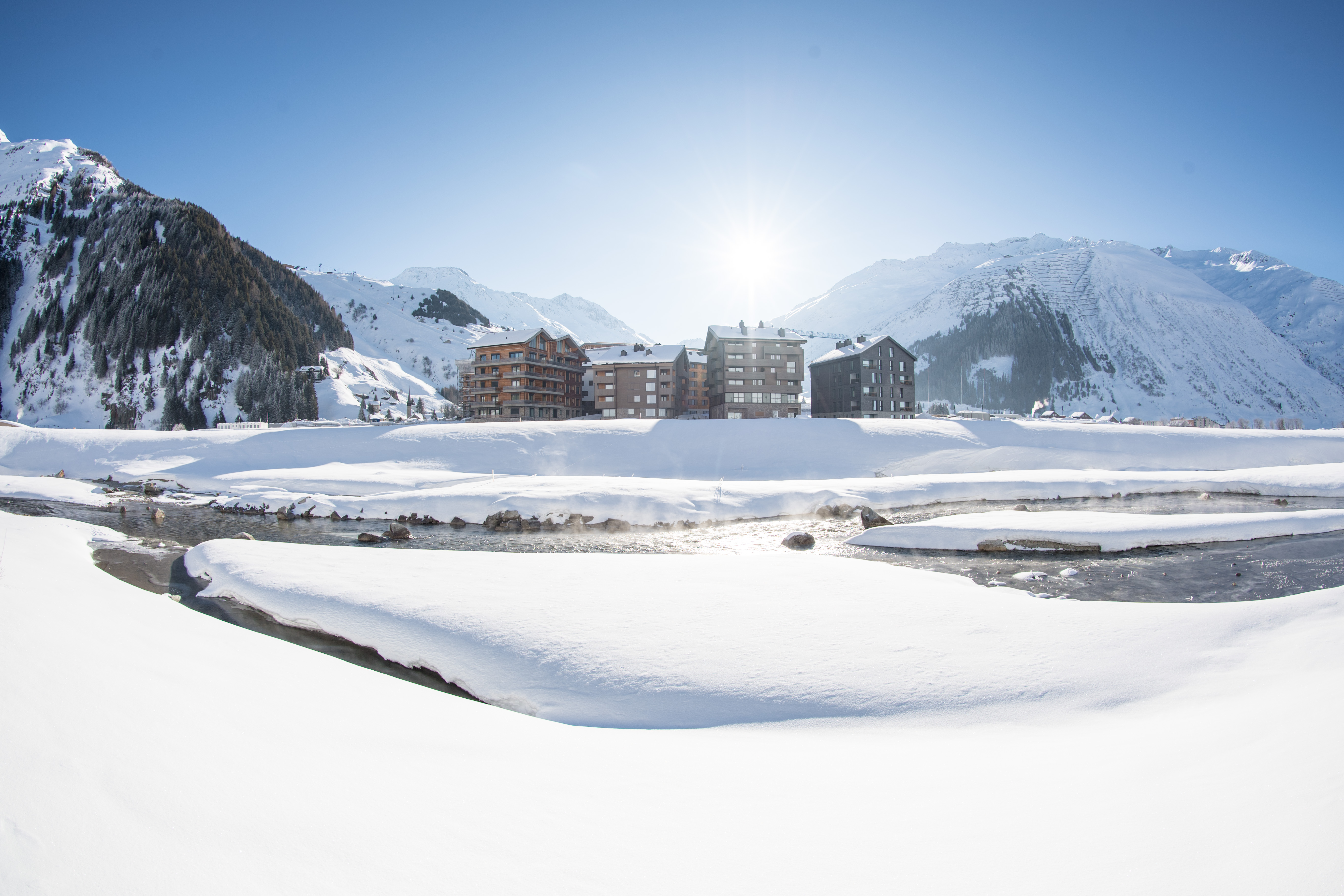 Andermatt Reuss im Winter Andermatt Reuss im Winter