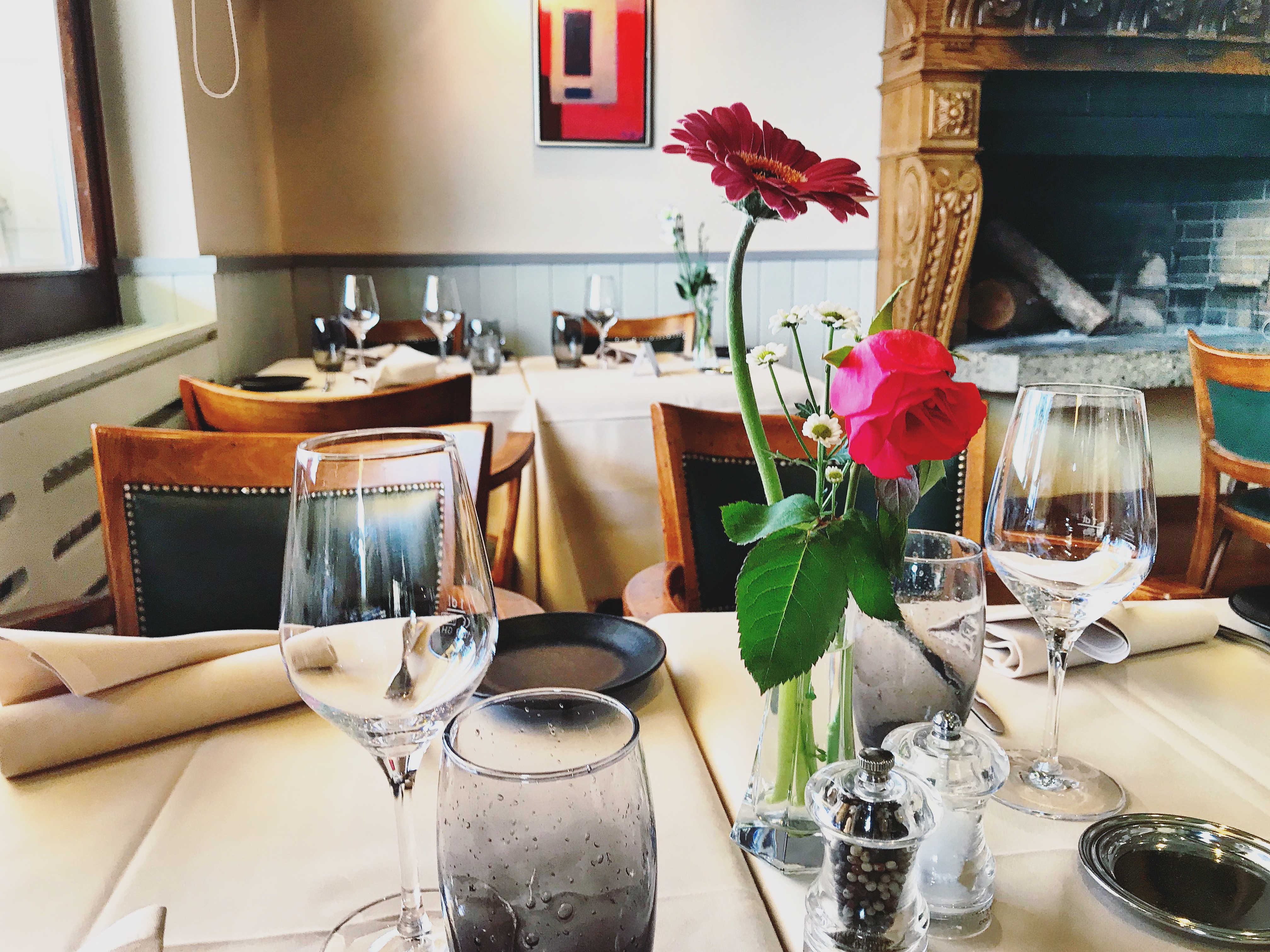 Restaurant avec cheminée Restaurant avec cheminée