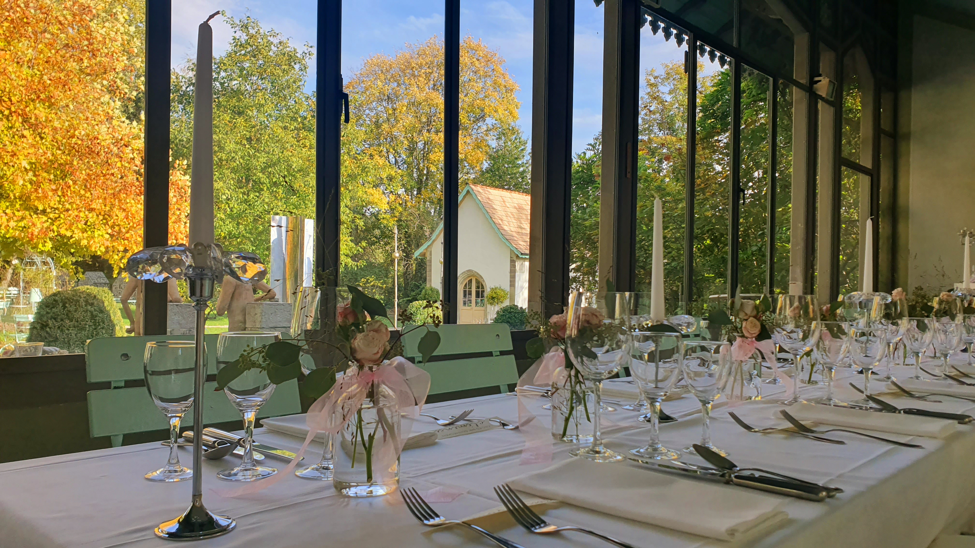 Gartenlaube im Herbst Gartenlaube im Herbst