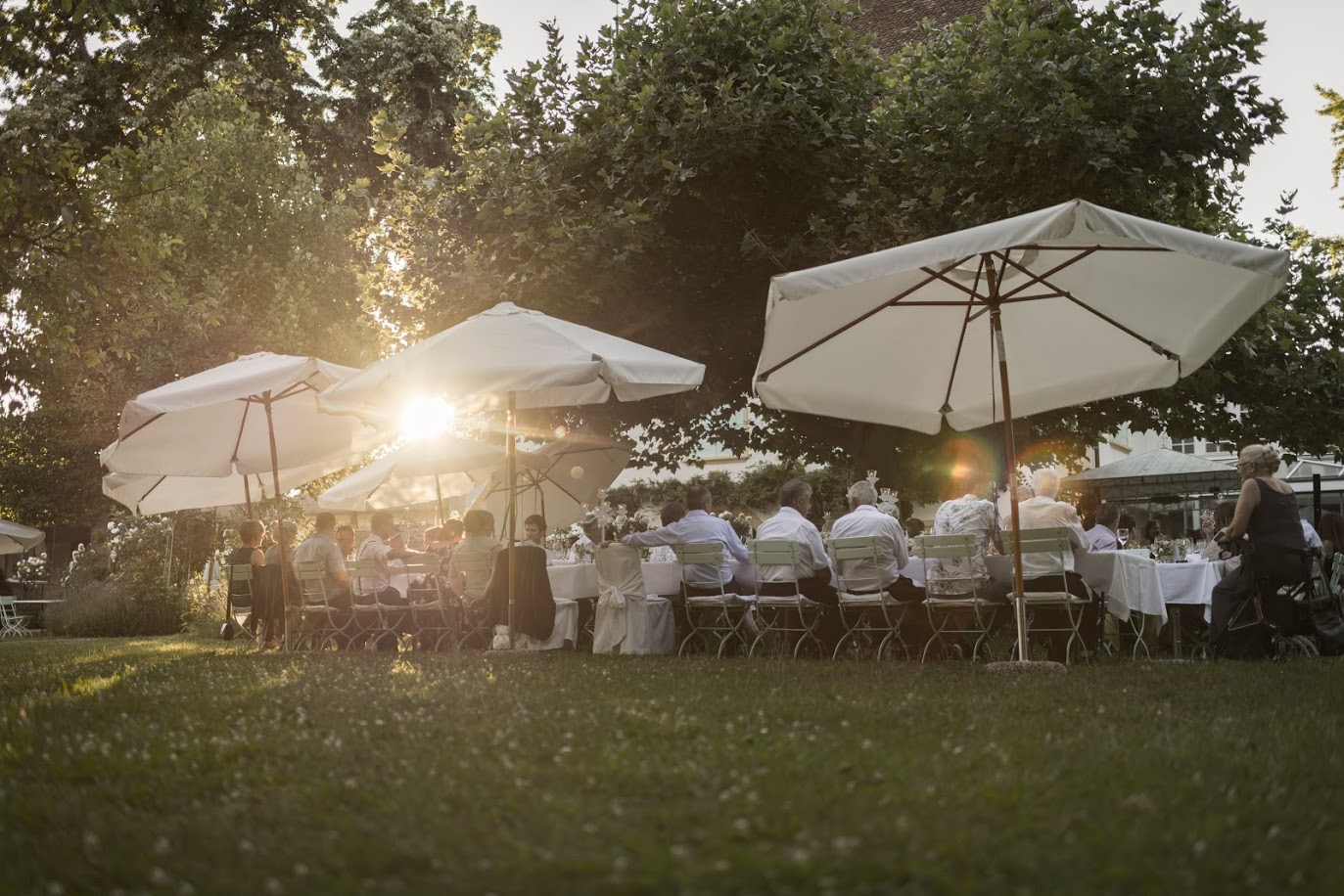 Hochzeitstafel im Garten Hochzeitstafel im Garten