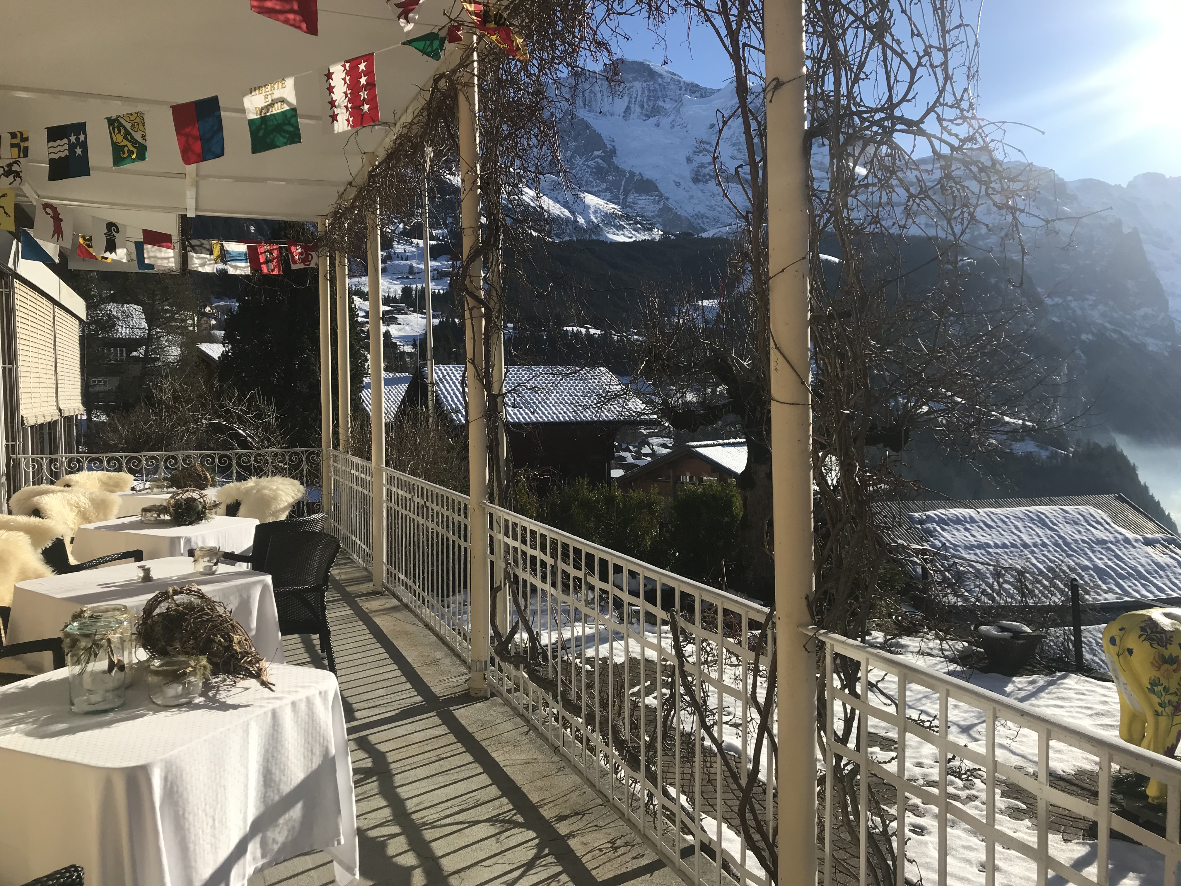 Terrasse im Winter Terrasse im Winter