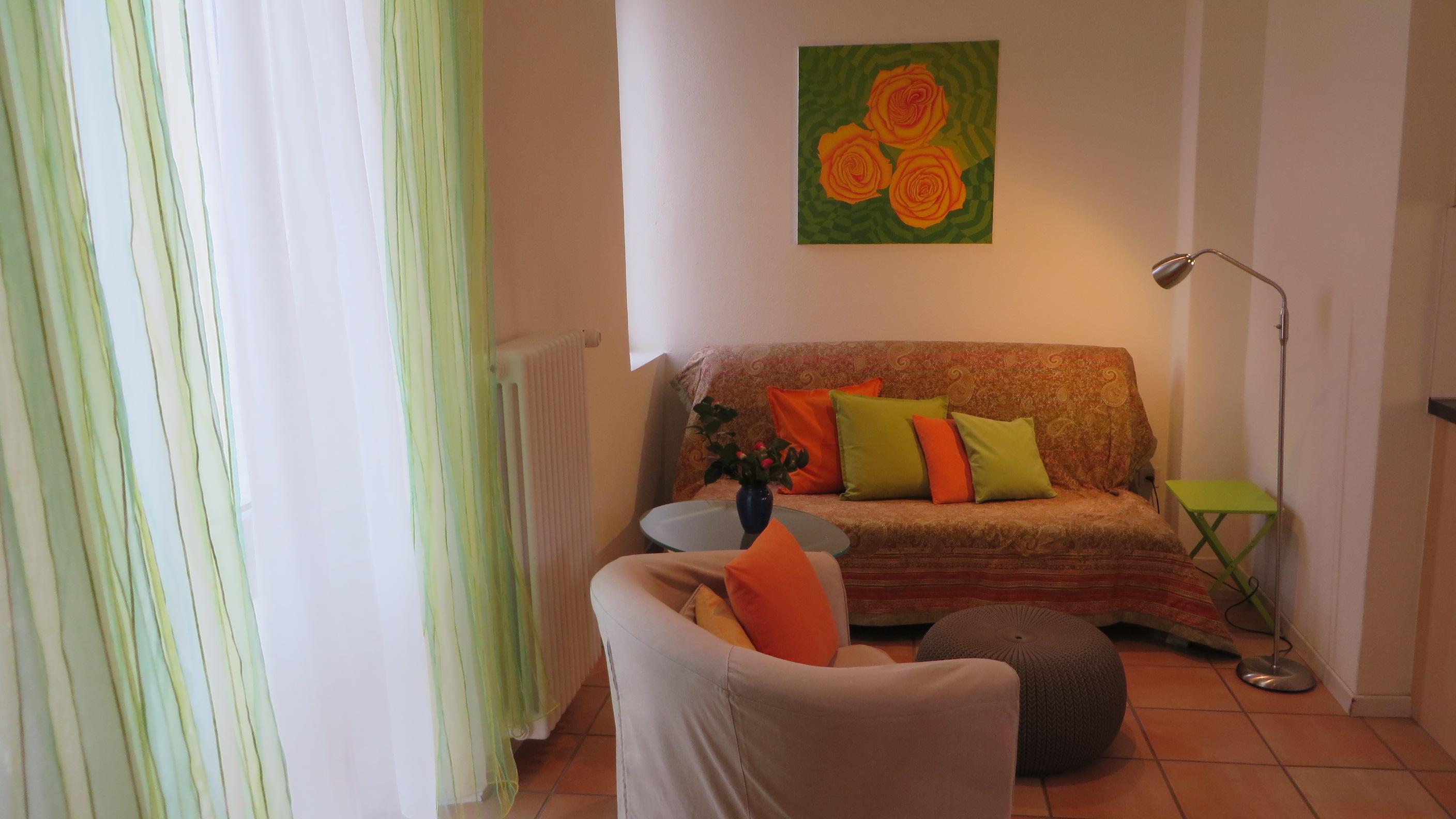 Apartment No 4, linving area Apartment No 4, linving area