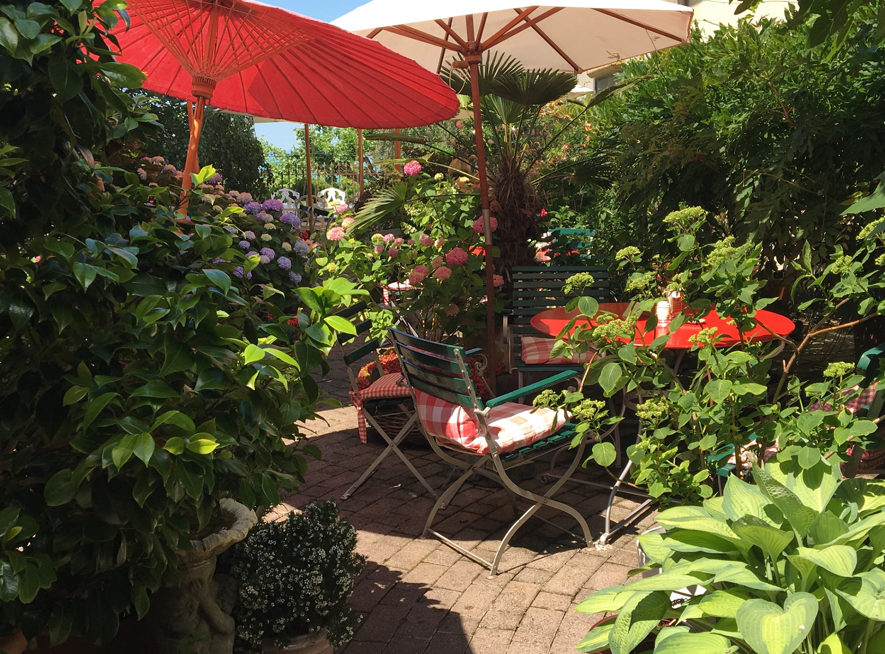 Terrazza giardino 1 ° piano. Terrazza giardino 1 ° piano.